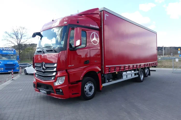 Mercedes ACTROS 2543 / 6x2 / FIRANKA 8.20m / EURO 6 / IDEALNY STAN / zdjęcie 3