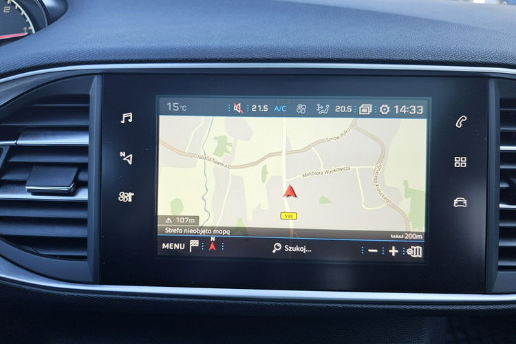 Peugeot 308 SW panorana, navi, grzane fotele, tempomat, hak zdjęcie 18