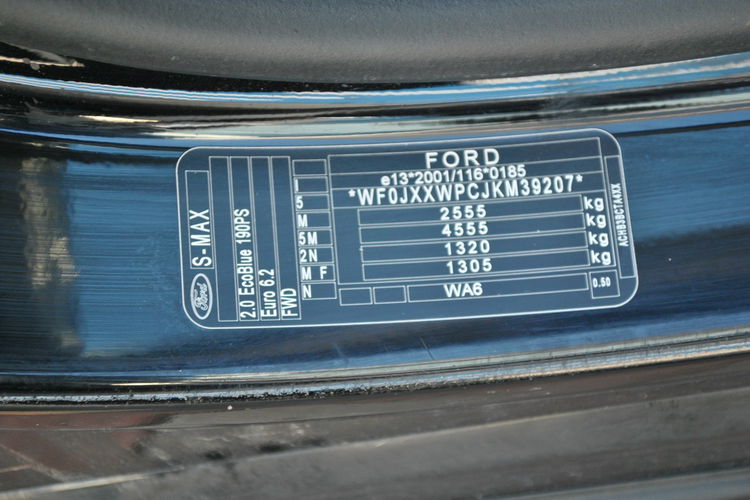 S-Max Vignale 2.0 EcoBlue 190KM A8 ASO Forda Gwarancja zdjęcie 41