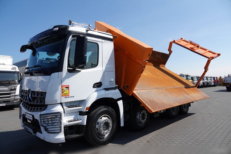Mercedes AROCS 3243 / 8x4 / WYWROTKA + HYDROBURTA / BORDMATIC / MEILLER KIPPER / EURO 6 / OPONY 100 % zdjęcie 11