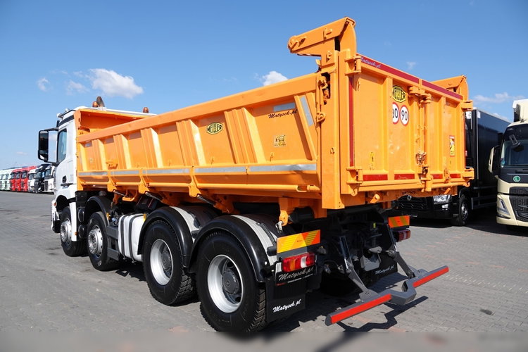Mercedes AROCS 3243 / 8x4 / WYWROTKA + HYDROBURTA / BORDMATIC / MEILLER KIPPER / EURO 6 / OPONY 100 % zdjęcie 22