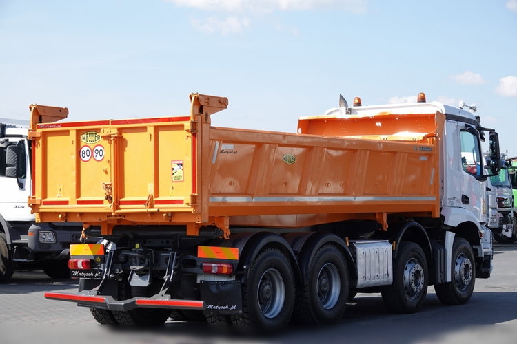 Mercedes AROCS 3243 / 8x4 / WYWROTKA + HYDROBURTA / BORDMATIC / MEILLER KIPPER / EURO 6 / OPONY 100 % zdjęcie 25
