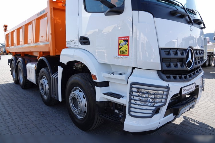Mercedes AROCS 3243 / 8x4 / WYWROTKA + HYDROBURTA / BORDMATIC / MEILLER KIPPER / EURO 6 / OPONY 100 % zdjęcie 26