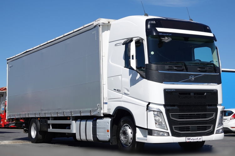 Volvo FH 420 / 4x2 / SOLÓWKA / FIRANKA 9.10 M / KLIMA POSTOJOWA / WINDA DHOLLANDIA 2000KG / PO KONTRAKCIE SERWISOWYM zdjęcie 7