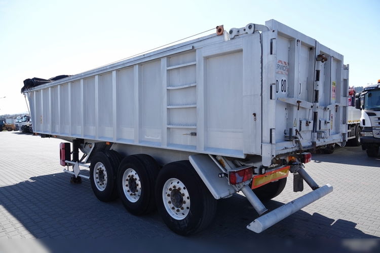 BENALU WYWROTKA / 25 m3 / ALUMINIOWA / OŚ PODNOSZONA / WAGA: 5 300 KG / SPROWADZONA zdjęcie 4
