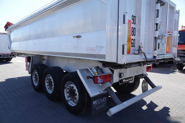 BENALU WYWROTKA / 25 m3 / ALUMINIOWA / OŚ PODNOSZONA / WAGA: 5 100 KG / SPROWADZONA zdjęcie 11