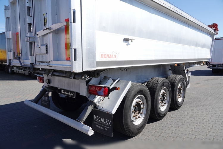 BENALU WYWROTKA / 25 m3 / ALUMINIOWA / OŚ PODNOSZONA / WAGA: 5 100 KG / SPROWADZONA zdjęcie 13