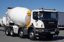 Scania P 410/ 8x4 / BETONOMIESZARKA / GRUSZKA / LIEBHERR / 9m3 zdjęcie 10