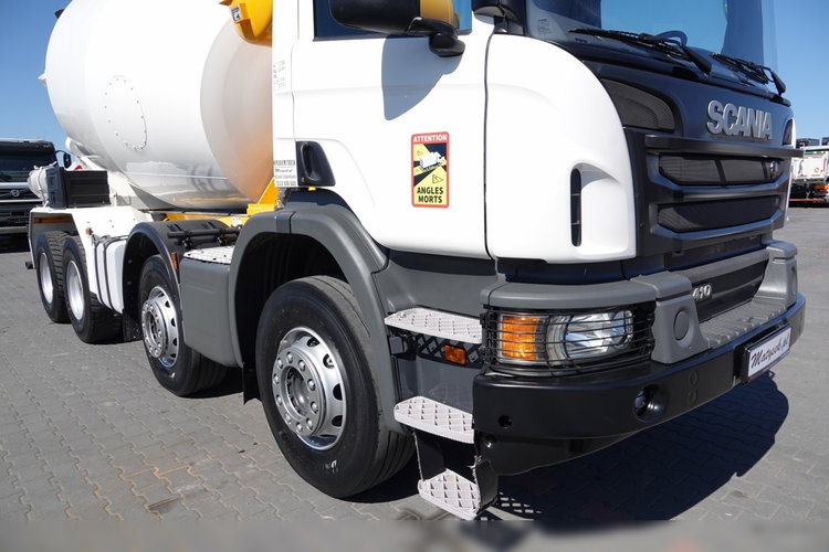 Scania P 410/ 8x4 / BETONOMIESZARKA / GRUSZKA / LIEBHERR / 9m3 zdjęcie 11