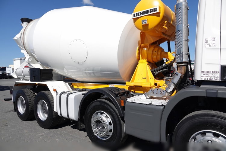 Scania P 410/ 8x4 / BETONOMIESZARKA / GRUSZKA / LIEBHERR / 9m3 zdjęcie 19