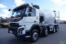 Volvo FMX 410 / 8x4 / GRUSZKA 9m3 / BETONOMIESZARKA / SCHWING STETTER / HARDOX / ALUFELGI / EURO 6 zdjęcie 4