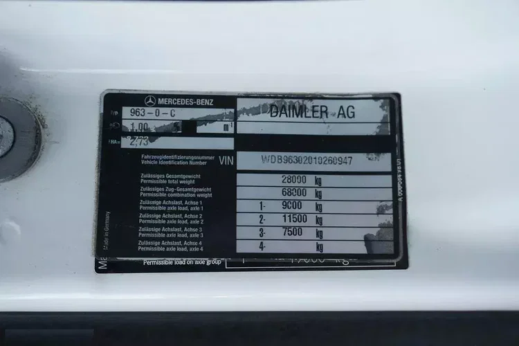 Mercedes ACTROS / 2543 / 6 X 2 / SKRZYNIOWY + HDS / FASSI F-295 / WYSIĘG 17 M / OŚ SKRĘTNA zdjęcie 12