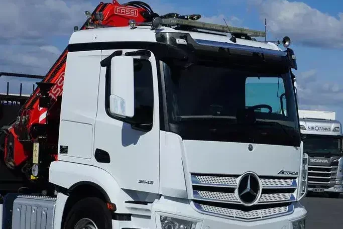 Mercedes ACTROS / 2543 / 6 X 2 / SKRZYNIOWY + HDS / FASSI F-295 / WYSIĘG 17 M / OŚ SKRĘTNA zdjęcie 26