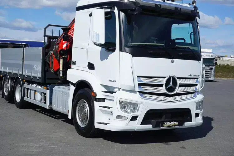 Mercedes ACTROS / 2543 / 6 X 2 / SKRZYNIOWY + HDS / FASSI F-295 / WYSIĘG 17 M / OŚ SKRĘTNA zdjęcie 28