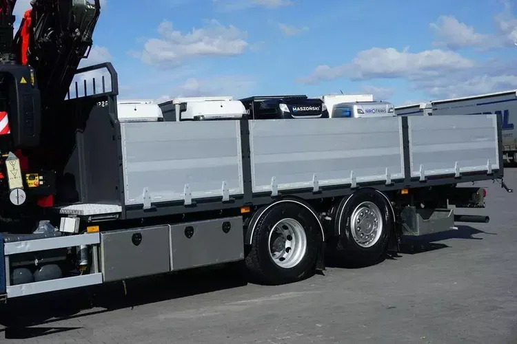 Mercedes ACTROS / 2543 / 6 X 2 / SKRZYNIOWY + HDS / FASSI F-295 / WYSIĘG 17 M / OŚ SKRĘTNA zdjęcie 40