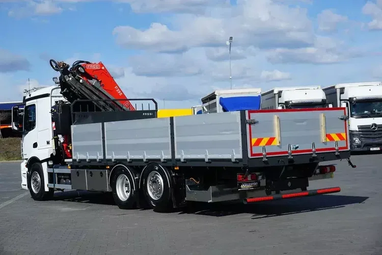 Mercedes ACTROS / 2543 / 6 X 2 / SKRZYNIOWY + HDS / FASSI F-295 / WYSIĘG 17 M / OŚ SKRĘTNA zdjęcie 7