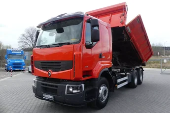 Renault LANDER 430DXI / 6x4 / WYWROTKA 2-str / HYDROBURTA / RETARDER /