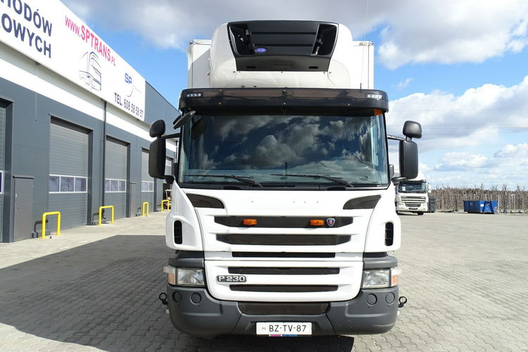 Scania P230 Chłodnia Sprowadzony Automat Agregat Carrier Supra 950 Mt z Dwoma Parownikami Winda Poduszki zdjęcie 19
