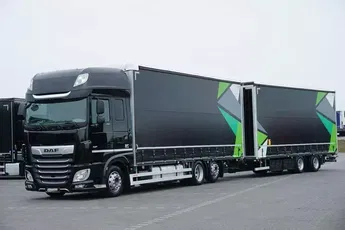 DAF XF / 480 / ACC / EURO 6 / ZESTAW PRZEJAZDOWY 120 M3