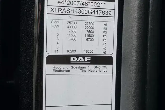 DAF XF / 480 / ACC / EURO 6 / ZESTAW PRZEJAZDOWY 120 M3 zdjęcie 10