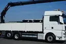 MAN TGX / 26.500 / E 6 / 6 X 2 / SKRZYNIOWY + HDS / HIAB 192 ES – 3 / OŚ SKRETNA zdjęcie 16
