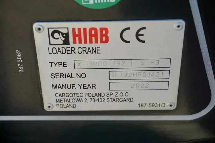 MAN TGX / 26.500 / E 6 / 6 X 2 / SKRZYNIOWY + HDS / HIAB 192 ES – 3 / OŚ SKRETNA zdjęcie 21