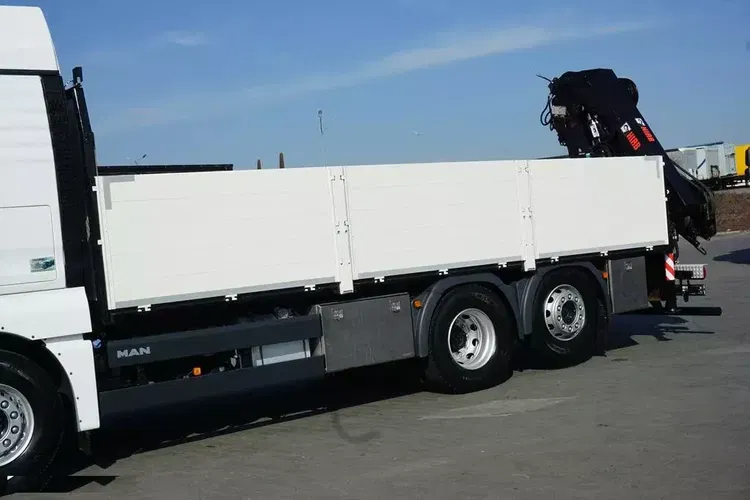 MAN TGX / 26.500 / E 6 / 6 X 2 / SKRZYNIOWY + HDS / HIAB 192 ES – 3 / OŚ SKRETNA zdjęcie 29