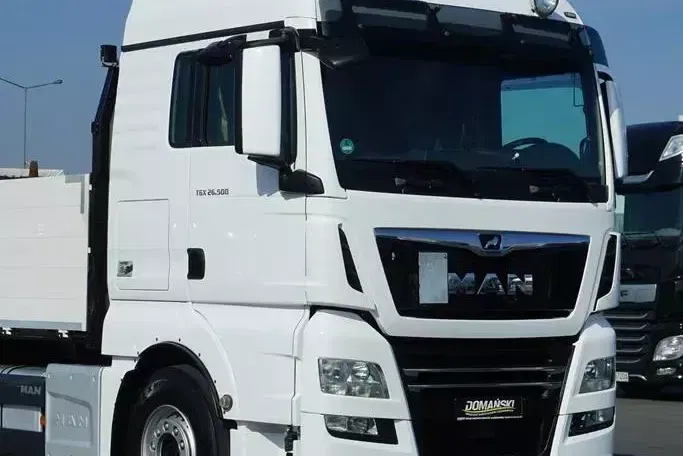 MAN TGX / 26.500 / E 6 / 6 X 2 / SKRZYNIOWY + HDS / HIAB 192 ES – 3 / OŚ SKRETNA zdjęcie 32