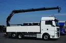MAN TGX / 26.500 / E 6 / 6 X 2 / SKRZYNIOWY + HDS / HIAB 192 ES – 3 / OŚ SKRETNA zdjęcie 4