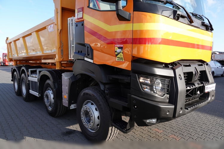 Renault K 480 / 8x4 / WYWROTKA + HYDROBURTA / BORDMATIC / OPONY 100% / SPROWADZONY zdjęcie 14