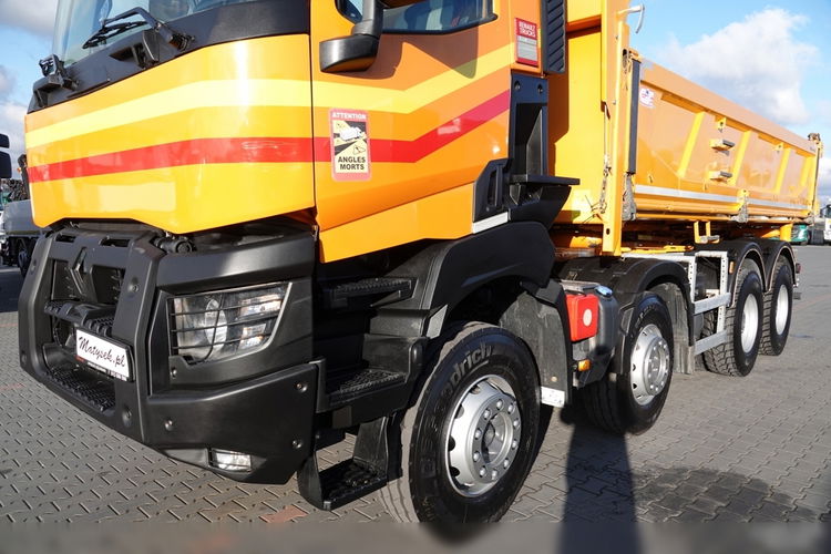 Renault K 480 / 8x4 / WYWROTKA + HYDROBURTA / BORDMATIC / OPONY 100% / SPROWADZONY zdjęcie 15