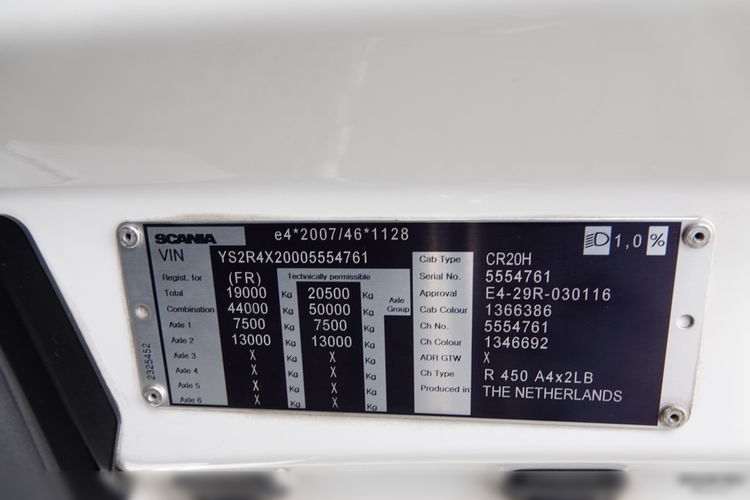 Scania R 450 / RETARDER / HYDRAULIKA  / CAŁA NA PODUSZKACH /  OPONY 100% / PO KONTRAKCIE SERWISOWYM zdjęcie 38