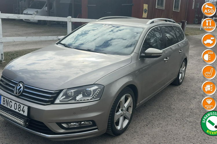 Volkswagen Passat 2.0tdi 4-Motion 177KM R-Line Webasto skóry kamera ledy xenon serwis gw zdjęcie 1
