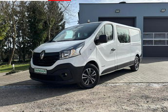 Renault Trafic 1.6 120KM 2017 186tys km Brygadówka 6osb Hak Klimatyzacja Tempomat