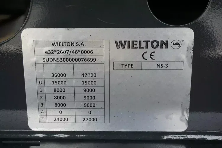 Wielton / FIRANKA / MEGA / MULTI LOCK / XL / SAF / OS PODNOSZONA zdjęcie 11