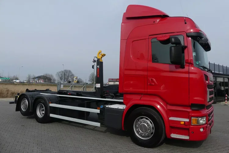 Scania R 490 / 6x2 / HAKOWIEC / HIAB MULTILIFT 18T / RETARDER / zdjęcie 8