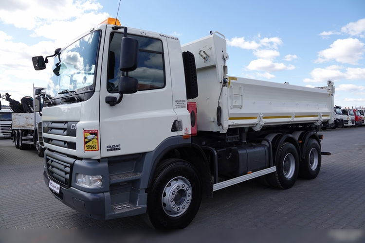 MAN DAF CF 85.410 / 6X4 / WYWROTKA 2 STR / BORDMATIC / HYDROBURTA / UAL / SPROWADZONY zdjęcie 11