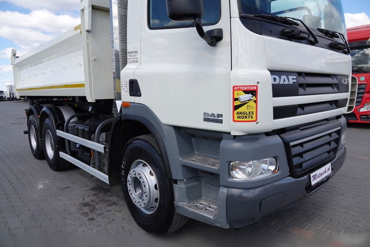 MAN DAF CF 85.410 / 6X4 / WYWROTKA 2 STR / BORDMATIC / HYDROBURTA / UAL / SPROWADZONY zdjęcie 15