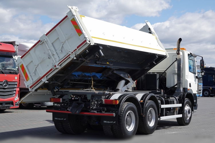 MAN DAF CF 85.410 / 6X4 / WYWROTKA 2 STR / BORDMATIC / HYDROBURTA / UAL / SPROWADZONY zdjęcie 8