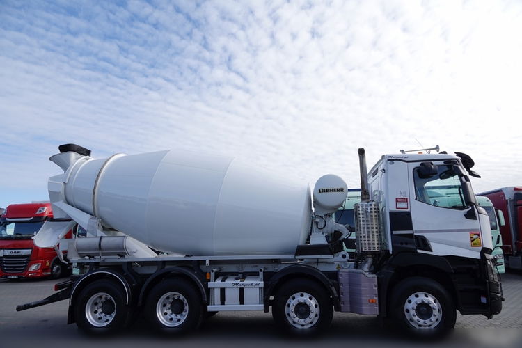 Renault C 430 / 8X4 / BETONOMIESZARKA / GRUSZKA 9 M3 /  LIEBHERR / EURO 6 / ALUFELGI /  2018 ROK zdjęcie 12