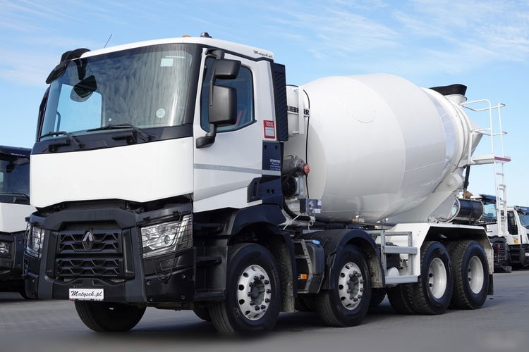 Renault C 430 / 8X4 / BETONOMIESZARKA / GRUSZKA 9 M3 / LIEBHERR / EURO 6 / ALUFELGI zdjęcie 1