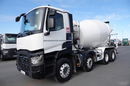 Renault C 430 / 8X4 / BETONOMIESZARKA / GRUSZKA 9 M3 / LIEBHERR / EURO 6 / ALUFELGI zdjęcie 2