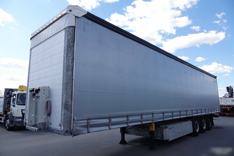 Schmitz -CARGOBULL / FIRANKA / STANDARD / OŚ PODNOSZONA / KOSZ NA PALETY  zdjęcie 3