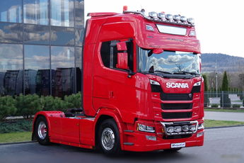 Scania S 500 / RETARDER / KLIMA POSTOJOWA / CAŁA NA PODUSZKACH / NAVI / ALUFELGI / PO KONTRAKCIE SERWISOWYM
