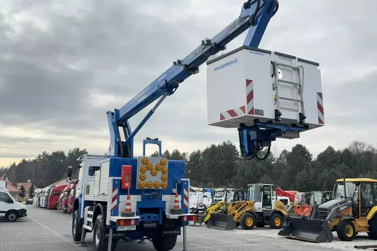 Mercedes AXOR 1829 4x4 Zwyżka RUTHMANN STEIGER T270S16 Podnośnik Koszowy zdjęcie 26