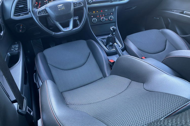 Seat Leon FR+FULL LED+Navi+Czuj. parkowania PÓŁSKÓRY zdjęcie 29