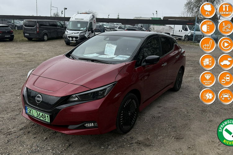 Nissan Leaf 62kwh Tekna + max wersja kamery 360 skóry zamiana 1.r.gwaran zdjęcie 1