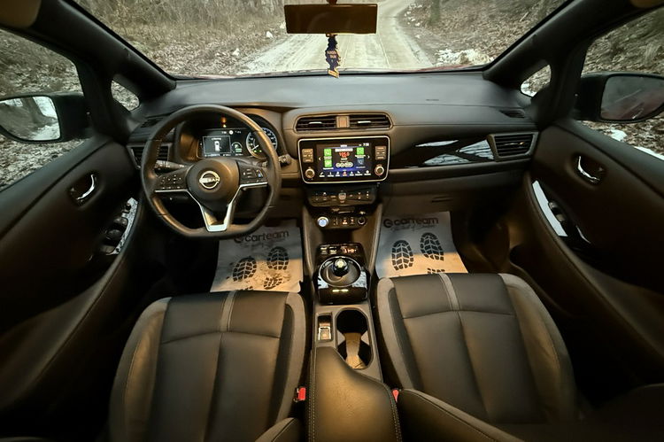 Nissan Leaf 62kwh Tekna + max wersja kamery 360 skóry zamiana 1.r.gwaran zdjęcie 30