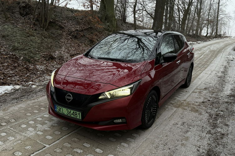 Nissan Leaf 62kwh Tekna + max wersja kamery 360 skóry zamiana 1.r.gwaran zdjęcie 34