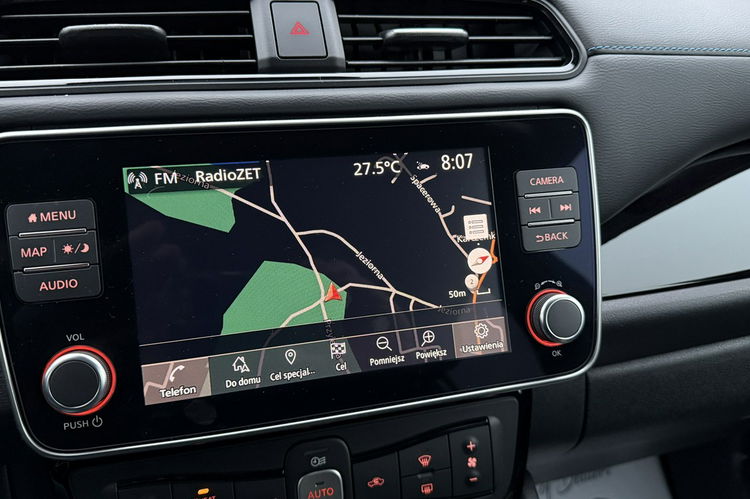 Nissan Leaf 62kwh Tekna + max wersja kamery 360 skóry zamiana 1.r.gwaran zdjęcie 38